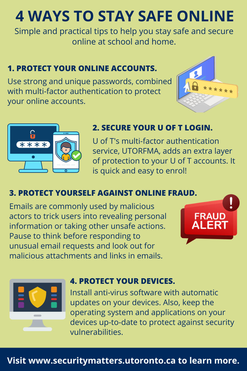 Four online safety tips for students going back to school